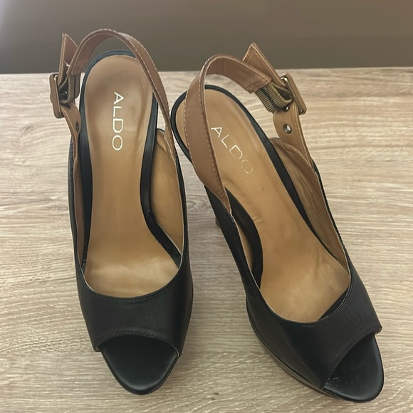 Aldo high heel sandals size 9 (39) - Picture 2 of 7